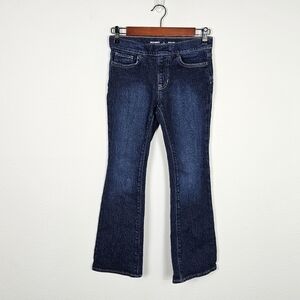 Old Navy Wow Boot-Cut Pull-On Jeans for Girls Size L 10-12 Medium Wash Blue